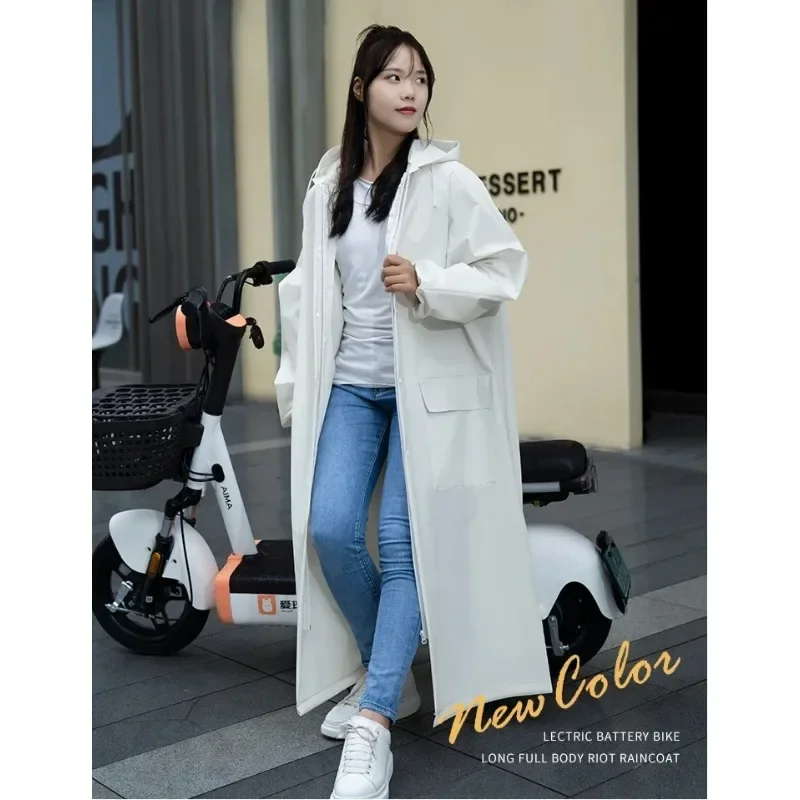 

Raincoat Electric Battery Motorcycle Women's Single New Adult Long Full Body Rainproof Poncho