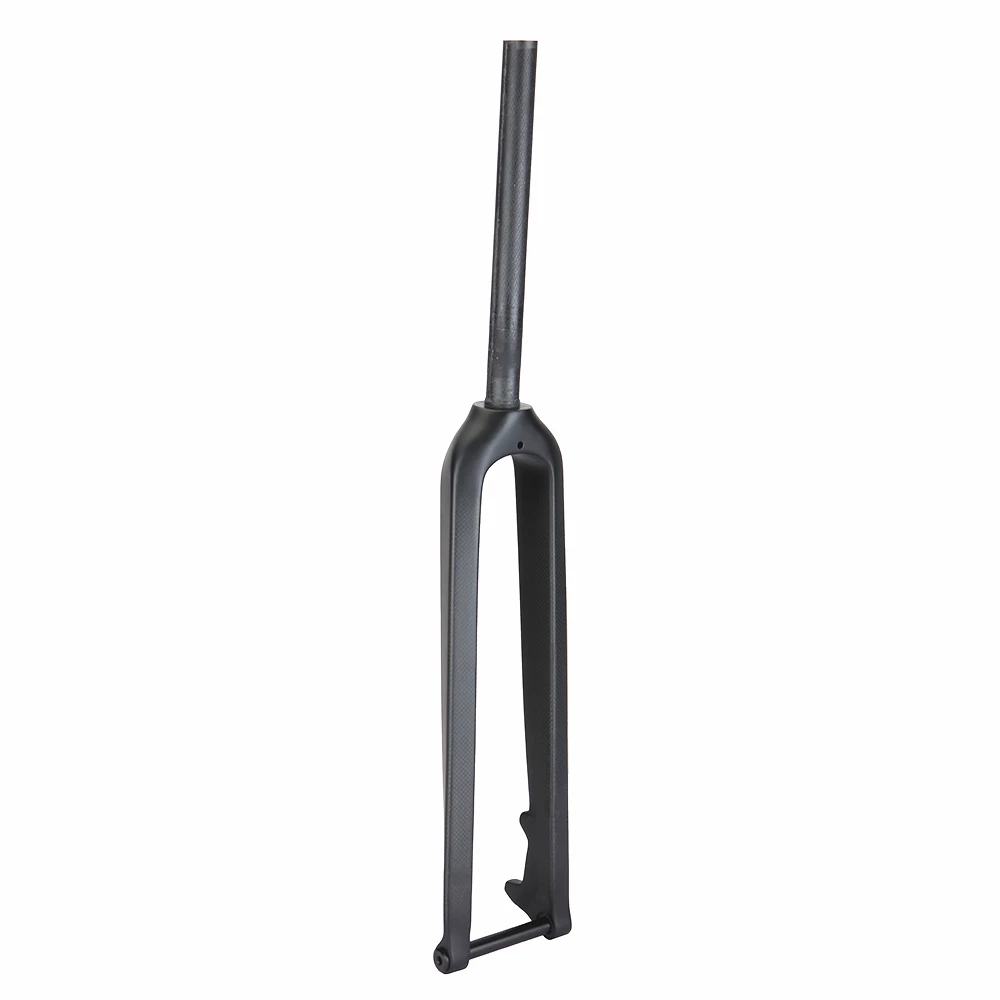 3k Textur T800 Carbonfaser Offroad-Fahrrad Starrgabel Vordere Mountainbike-Gabel mit Steckachse und Scheibenbremse Vorderer Offset 45mm 15*100mm – Detail 10