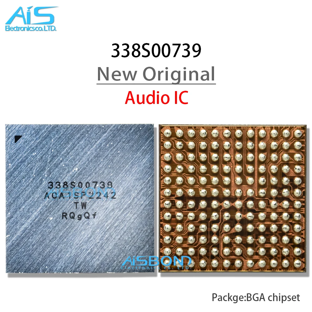 2Pcs/Lot New 338S00509 338S00739 338S00411 338S00537 338S00494 Audio IC For iPhone 11 12 Mini 13 14 Plus 15 Pro Max 14Pro 15Pro