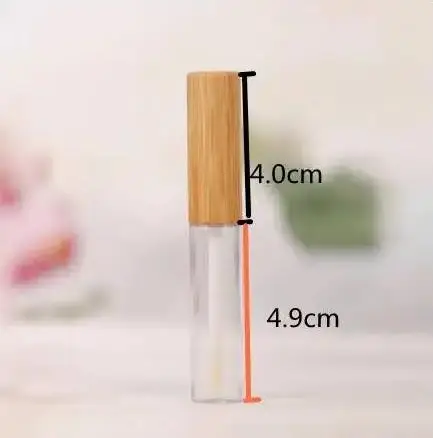 Natuurlijke Gezondheid Bamboe Lipgloss Glazuur Buis Wimper Mascara Fles Hoogwaardige Eyeliner Container DIY Nagelrand Olie Lege Buis