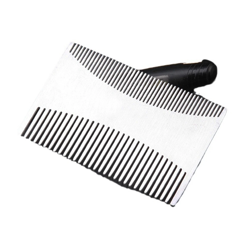 1pcs Stainless Steel Beard Comb Fine Tooth Oil Head Comb Portable Mini Styling  Tools For Barber Mustache Care