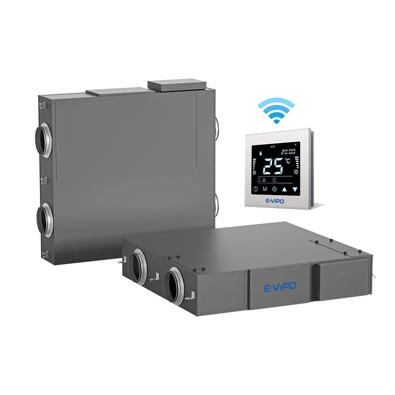 

Ceiling Mounted ERV Recuperator Single Room Air Heat Recovery Ventilation Mechanical Fresh Air Ventilation with Heat Recovery
