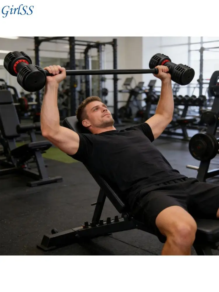 Reliable Steel Fitness Addon For Converting Weights To A Straight Bar Easily T4MB