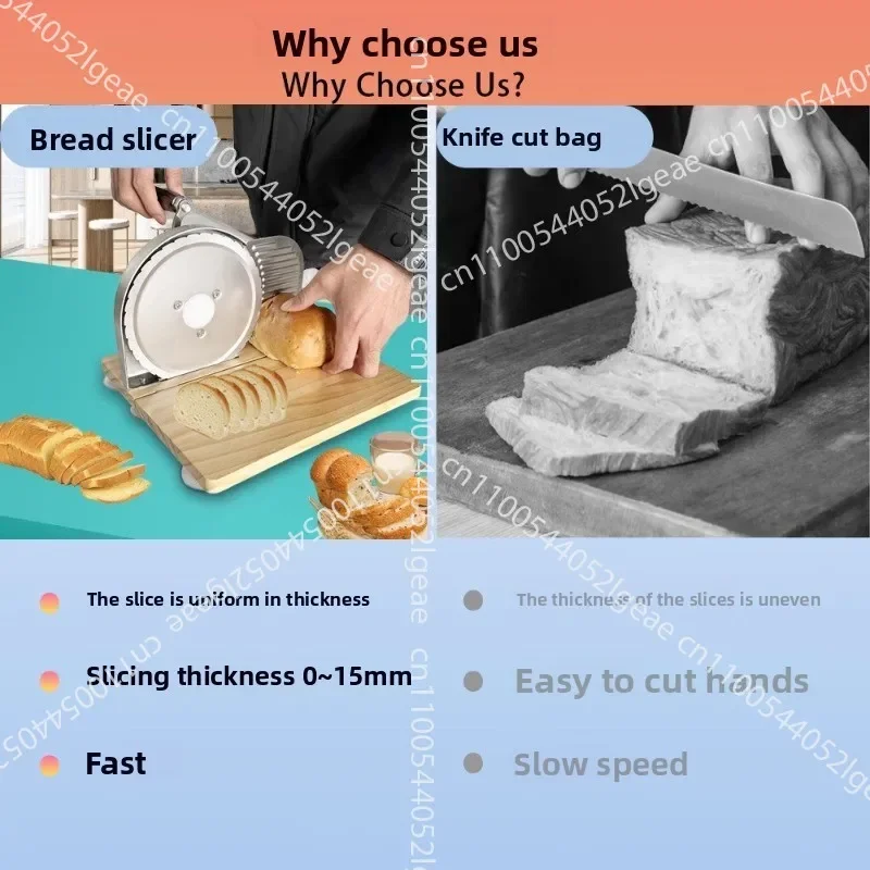 Baking Supplies Folding Bread Slicer, Toast Slicer, Evenly Cut Bread Toast