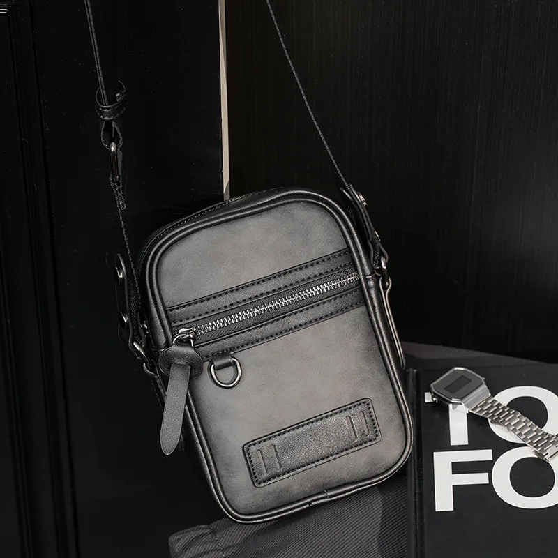 حقيبة كتف واحدة مربعة متعددة الجيوب، حقيبة كروس محمولة للتنقل، حقائب ظهر للهاتف المحمول للرجال والنساء