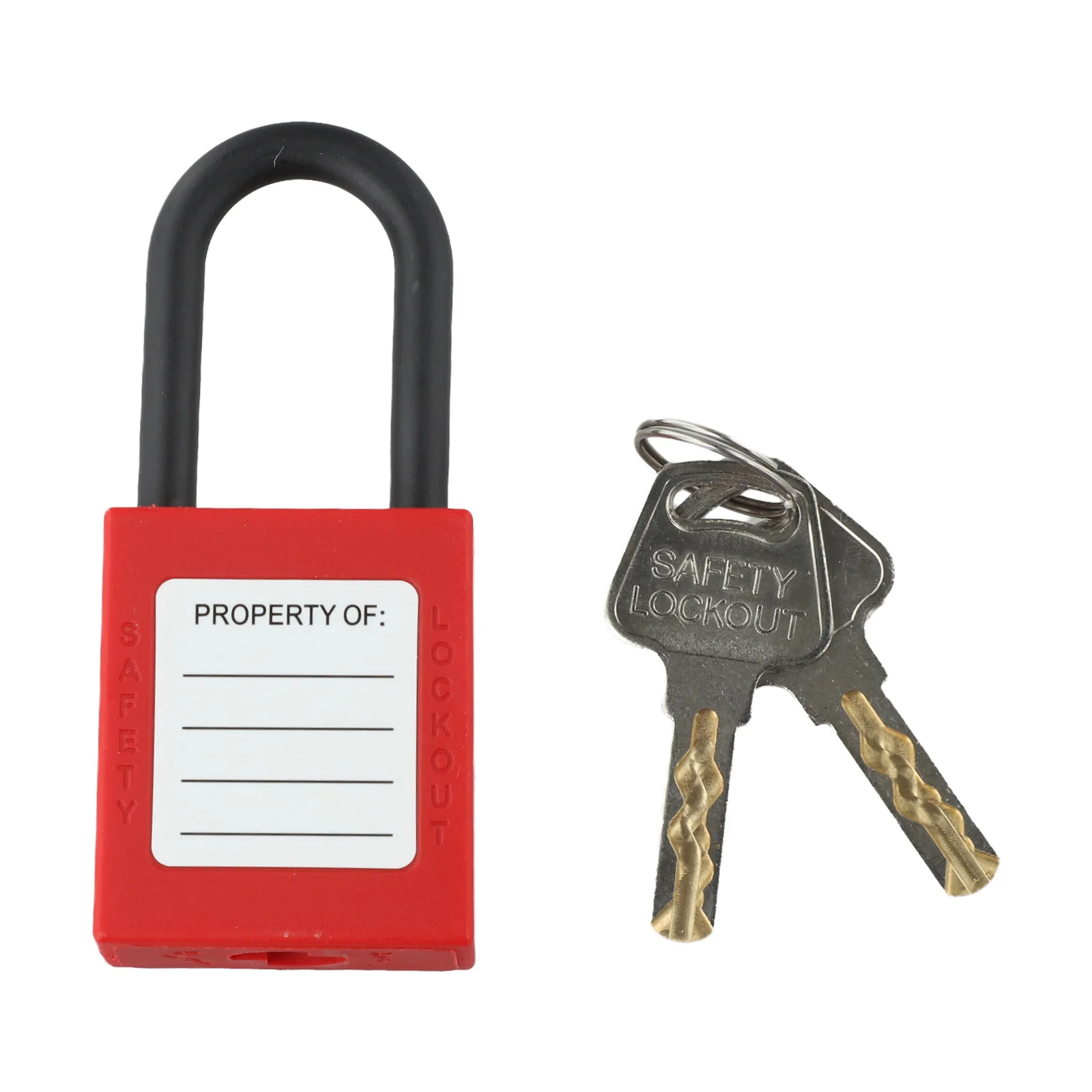 

UV Resistant Padlock For Harsh Conditions Lock Beam Height Approx. 38mm 1.5in Insulation Lock Flexible Key Management