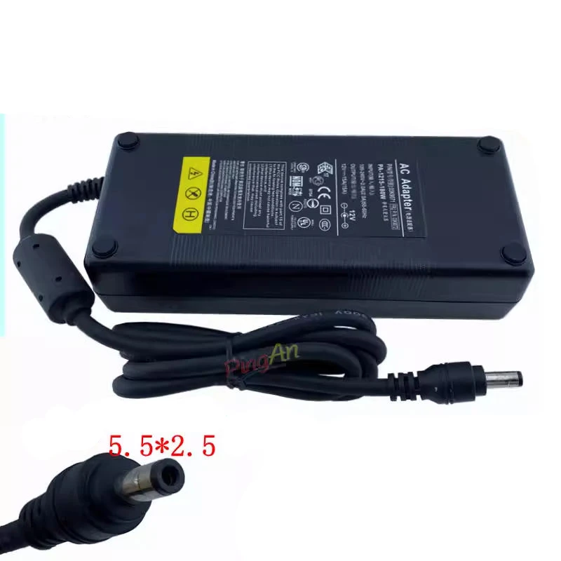 

180W AC Adapter Charger 12V 15A 5.5*2.5mm AC Adapter Charger Power Supply