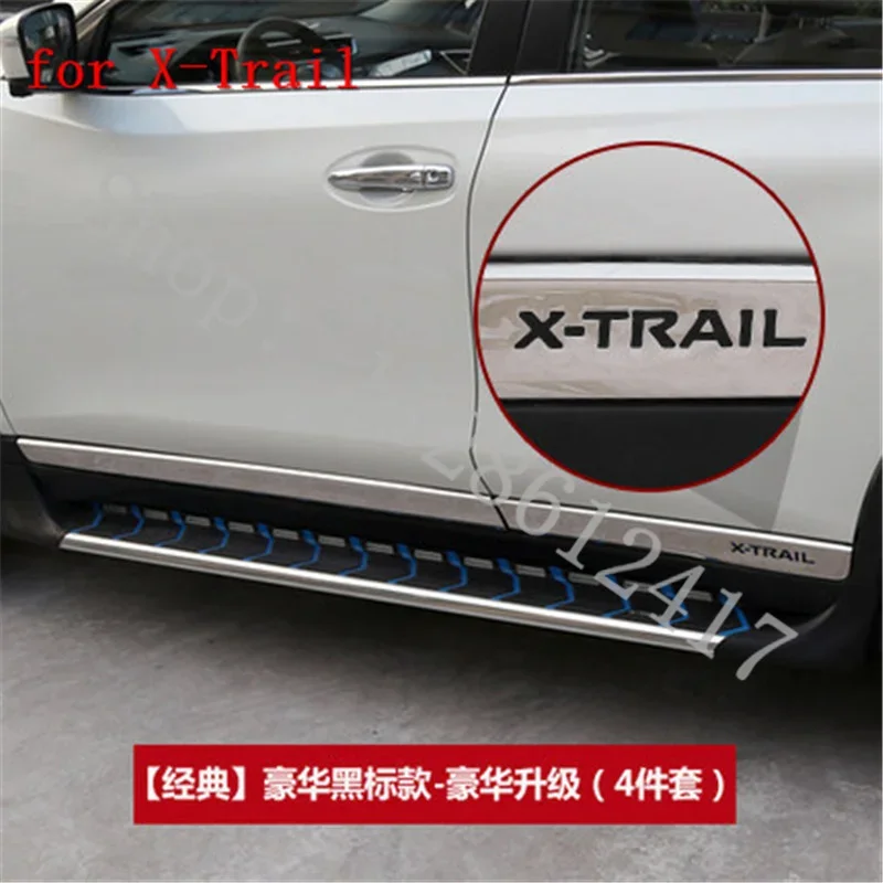 for Nissan X-Trail X Trail T32 2014-2021 Stainless body side moldings side door decoration door edge protection Accessories