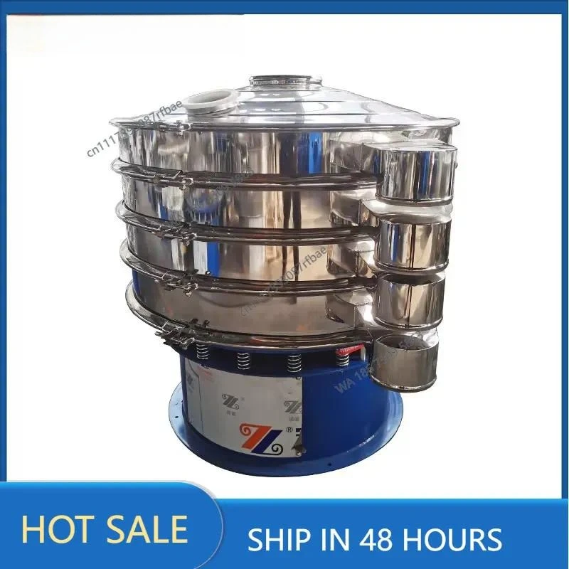 600-2000mm Diameter Rotary Vibrating Screen Separator Fine Mesh Chromium Powder Sieve Shaker with Motor for Ore Applications
