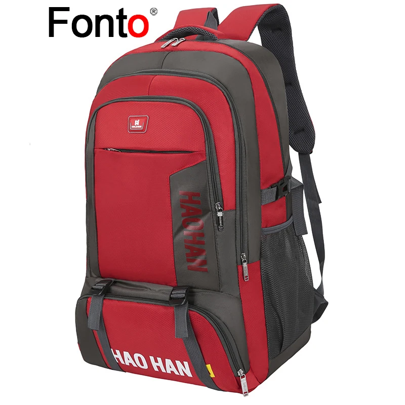 Fonto Backpack Travel Sports Men's and Women's Outdoor Travel Bags Use High-capacity Mountaineering Bags for Tourism