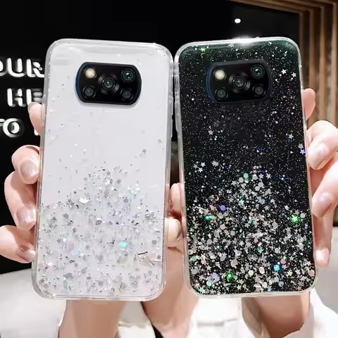 for Xiaomi Redmi Note 11 Pro Case Glitter Phone Case Xiaomi Redmi Note 9 Pro 10S 9S 9T Xiomi Mi 11 Lite Poco F3 X3 Pro Cover