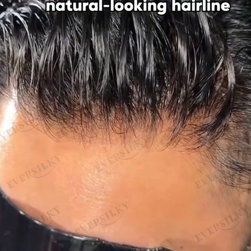 

Незаметная система замещения волос из 100% натуральных волос, ультратонкая микро-ПУ основа 0.02 мм, 80% плотность, естественная линия роста волос, мужской парик, коричневый, светлый, серый.