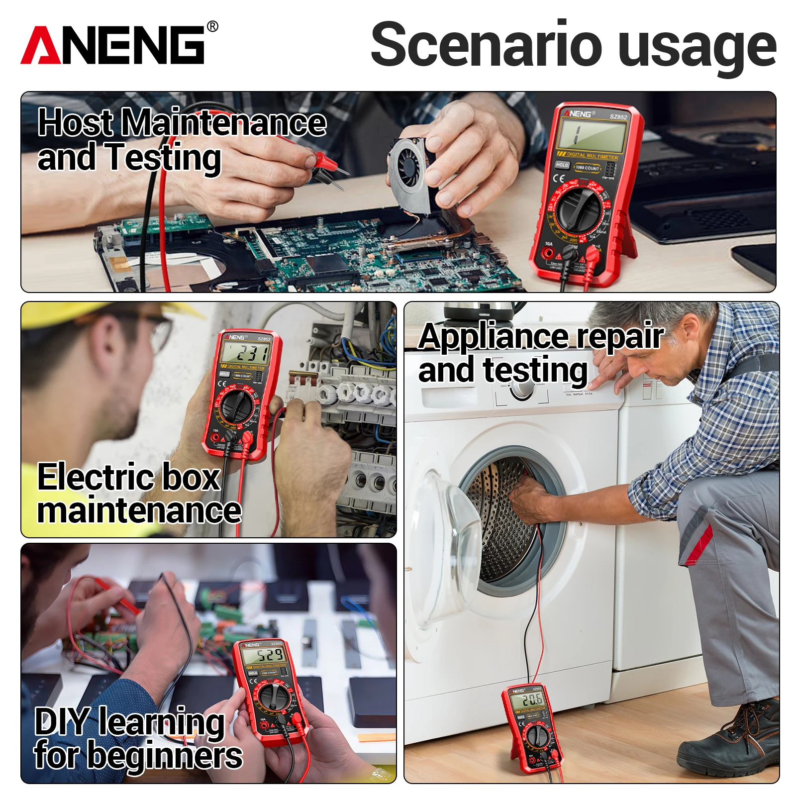ANENG SZ852 Digital Multimeter - đánh giá và giá Power Tools Software