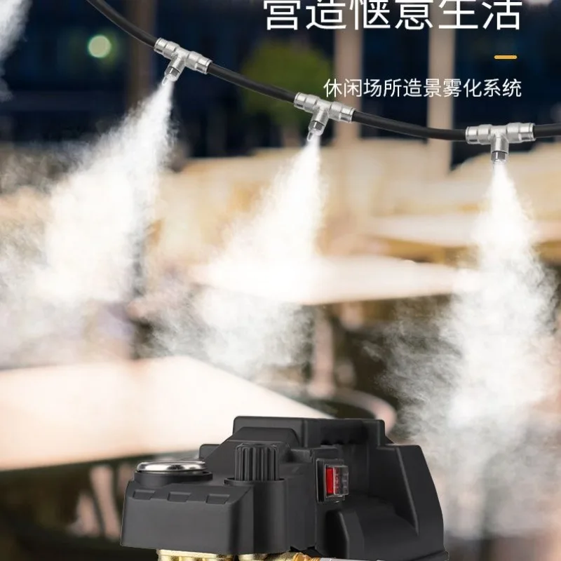 آلة الضباب الترفيهية، المناظر الطبيعية لحمام السباحة، الانحلال، نظام التبريد المنزلي، الرش