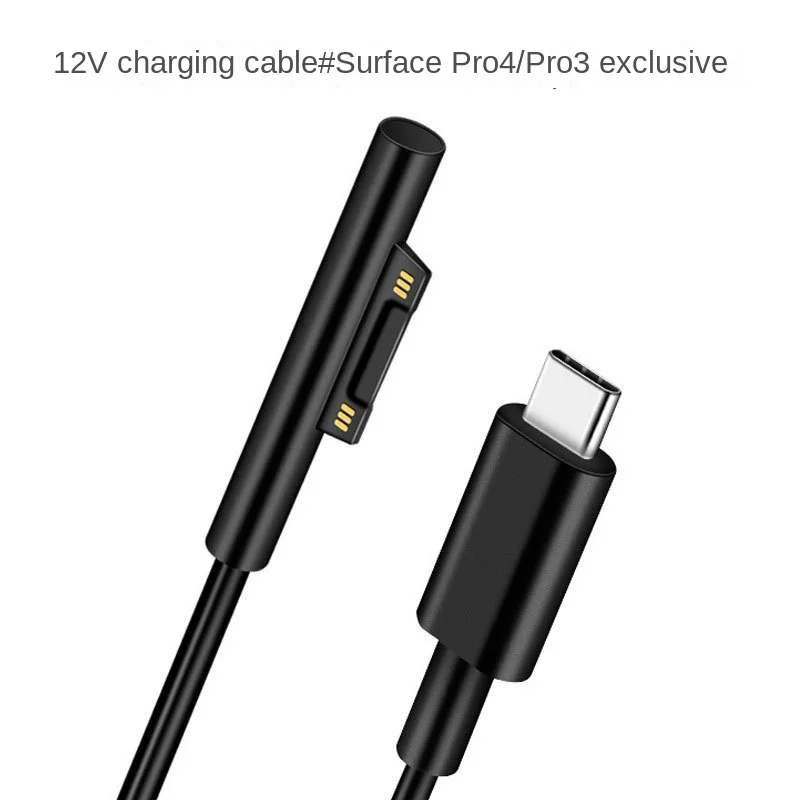 Microsoft Surface Tablet PRO3456 Charging Cable PD To TYPE C Fast Charge To PRO3/4/5/6 Universal