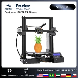 Creality-Impressora 3D NEO com CR-Touch, Kit atualizado, Conjunto opcional, slot V, Retomar, Impressão por falha de energia, Ender-3