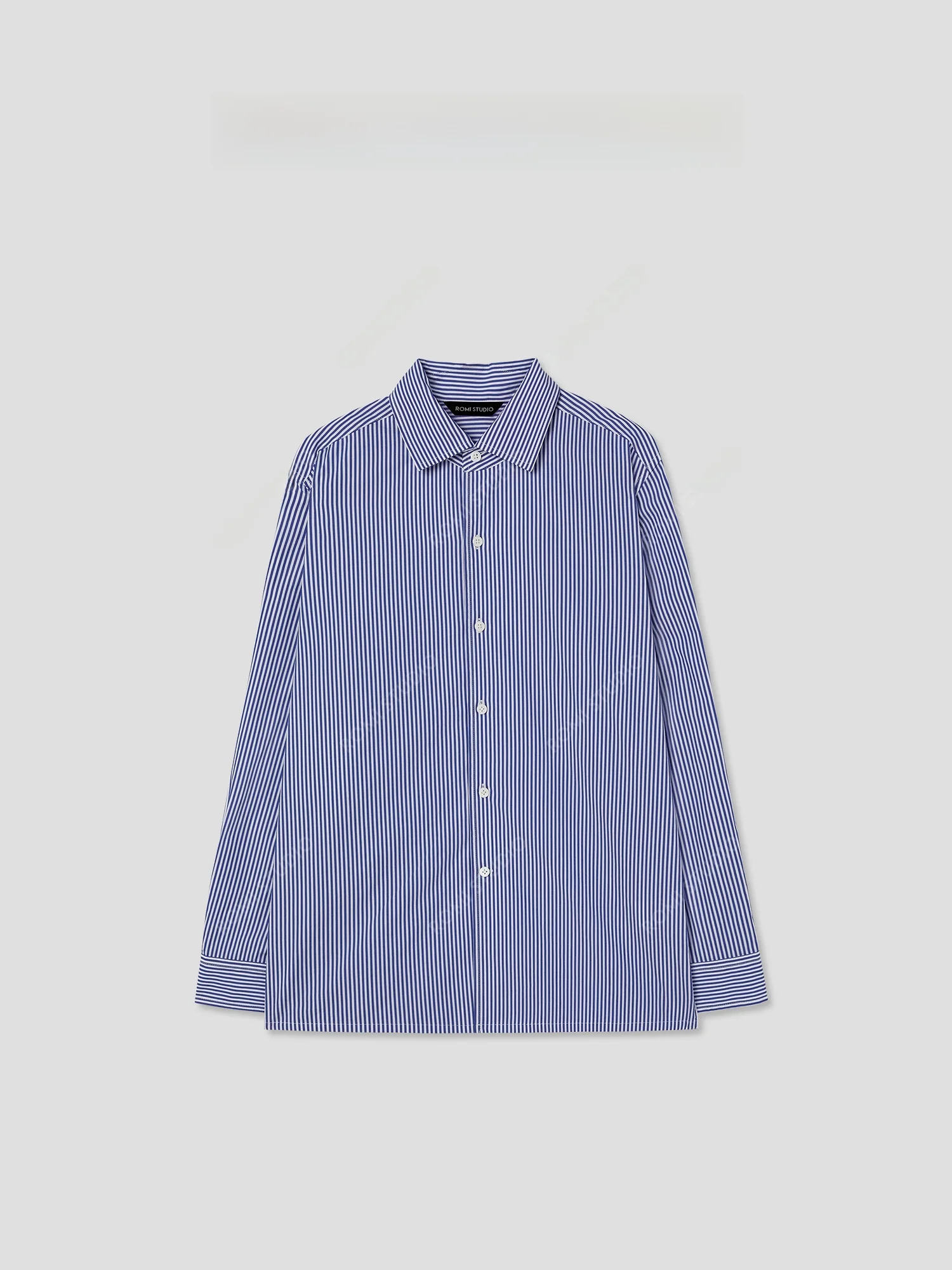 

Романтичная повседневная свободная полосатая хлопковая рубашка с косым плетением, удобная, дышащая, женская, с длинным рукавом, летняя, модная