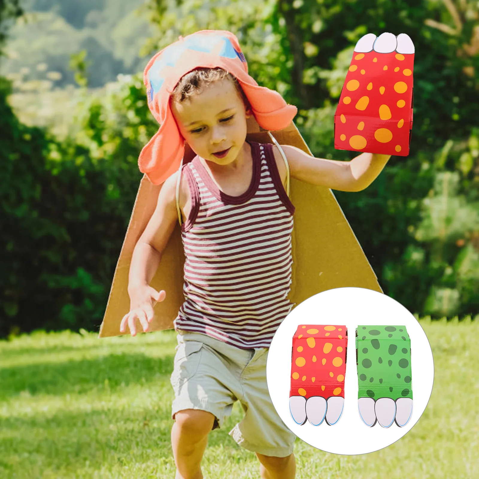 

Children Cardboard Playhouse Handmade DIY Creative Activity Set for Imaginative Play Learning and Family Entertainment