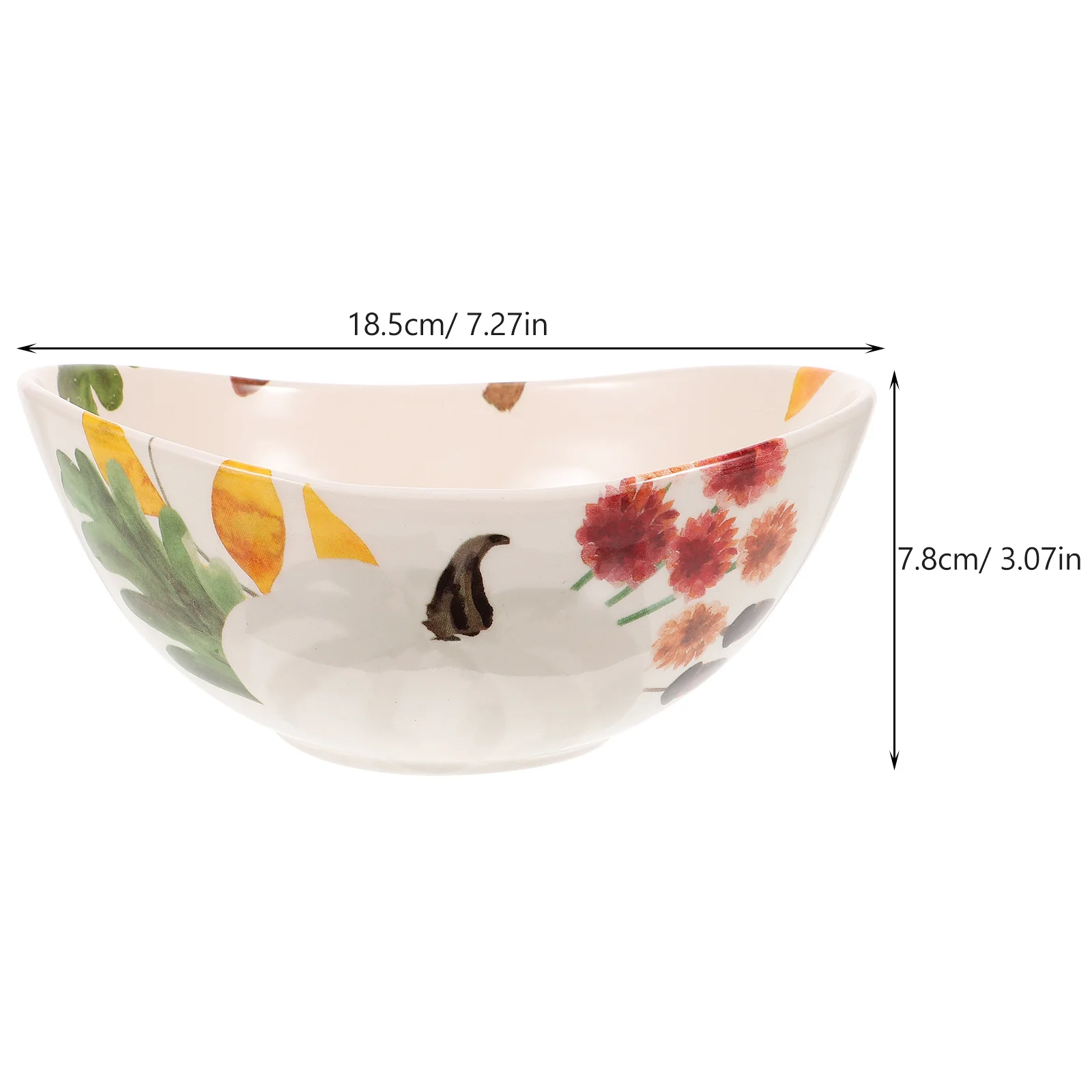 Pastoral Style Ceramic Tableware Pumpkin Bowl Fall Salad Delicate Popcorn Kitchen Decorative Shaped Dessert Mixing Small Bowls