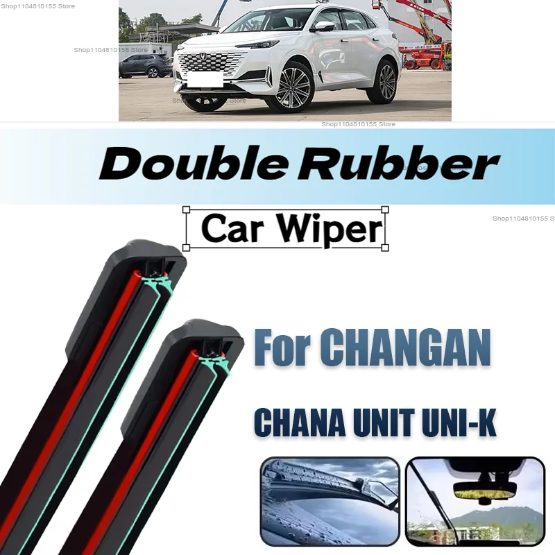 

3PCS Car Wiper for Changan Chana UNIT UNI-K 2022- Front Rear Windshield