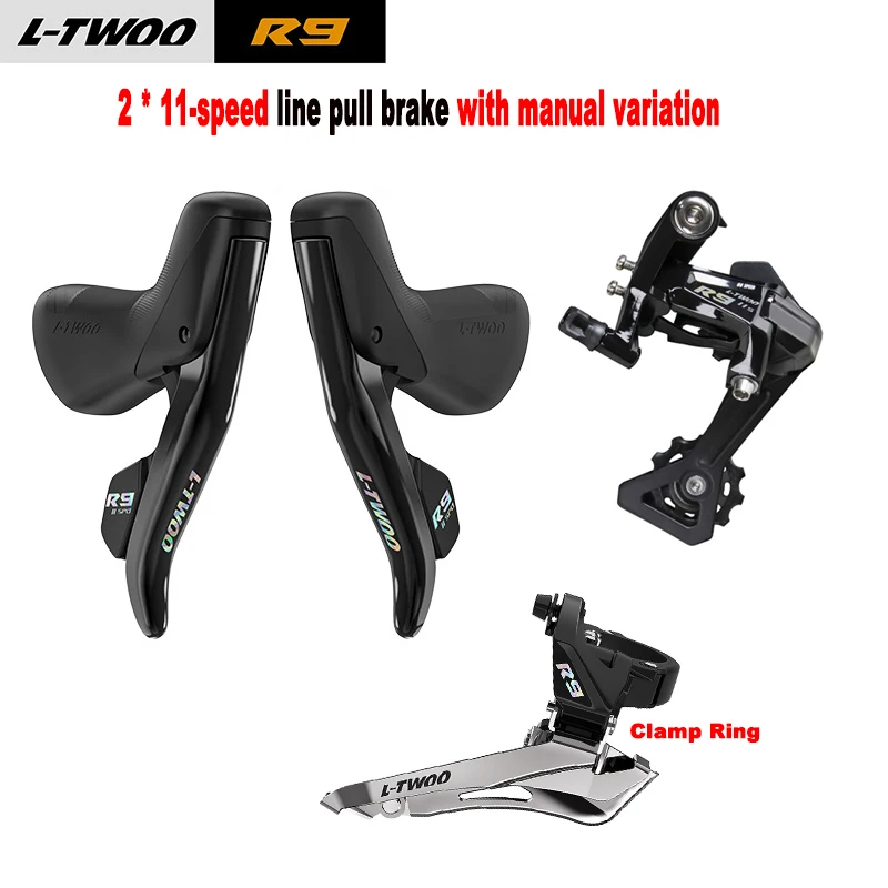 

LTWOO R9 2X11 скорость шоссейный велосипед механический тормоз двойной рычаг управления 11 В переключатель передач велосипедный комплект совместимые детали для велосипеда Shimano