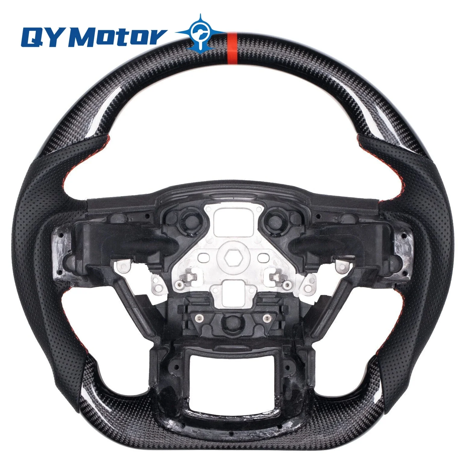 Real Carbon Fiber Steering Wheel Fits For Ford F150 F-150 Raptor 2015-2020 Customized Steering Wheel Accessories