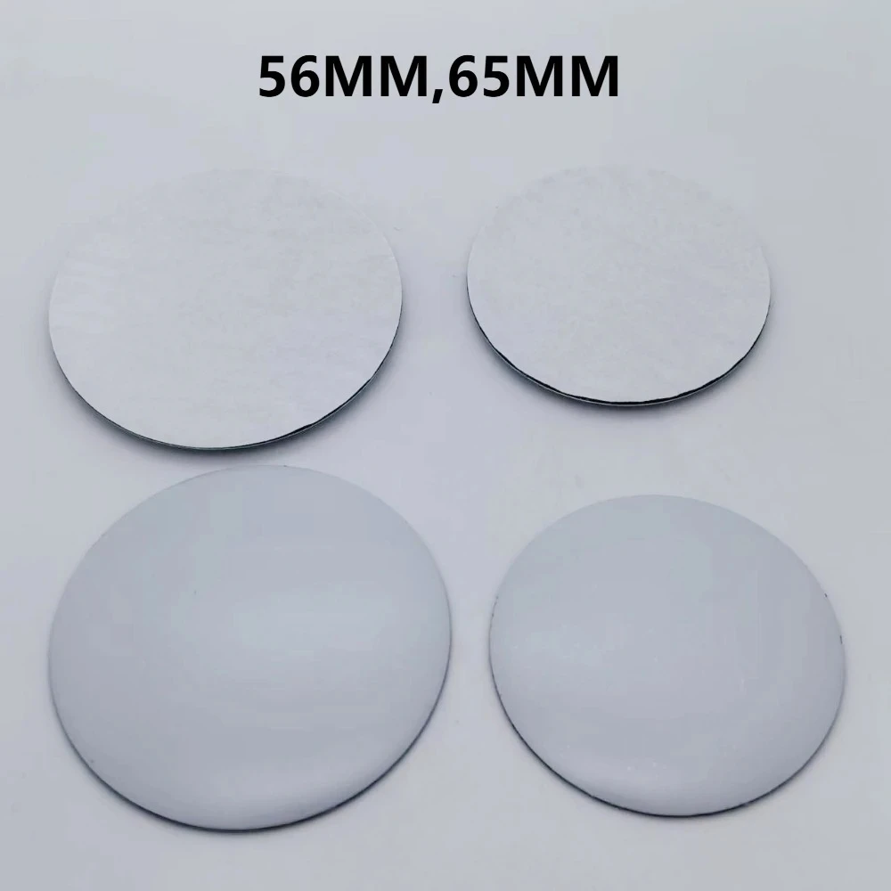 

4pcs 56mm 65mm White No Logo Emblem Car Stickers Accessories Car Wheel Center Caps Badge Wheels Hub Cap Rim Hubcaps Dust Cover