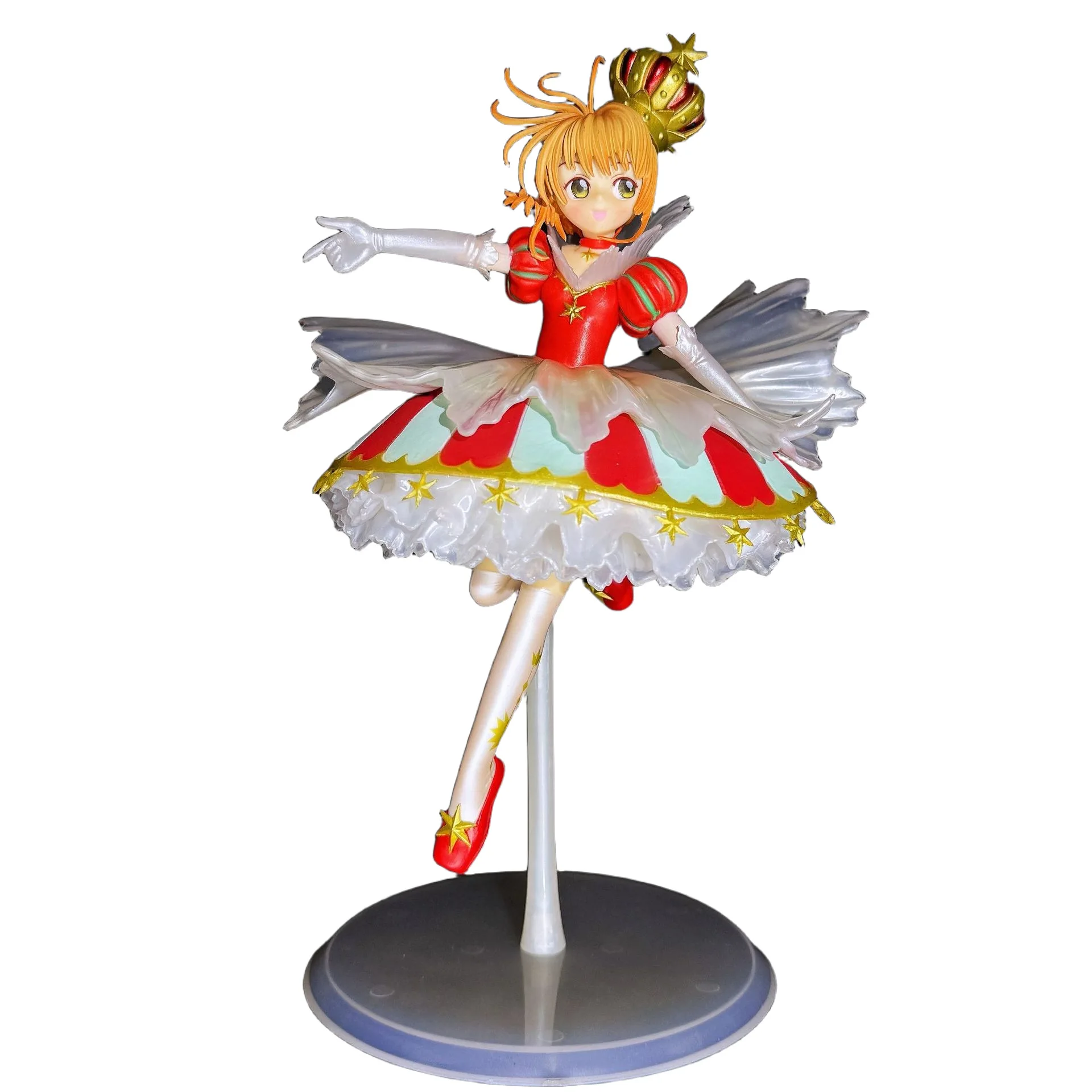 

Набор на годовщину волшебной девушки со звездной палочкой, модель ручной работы, Коллекционная кукла, сделай сам, ремесленный орнамент, подарок