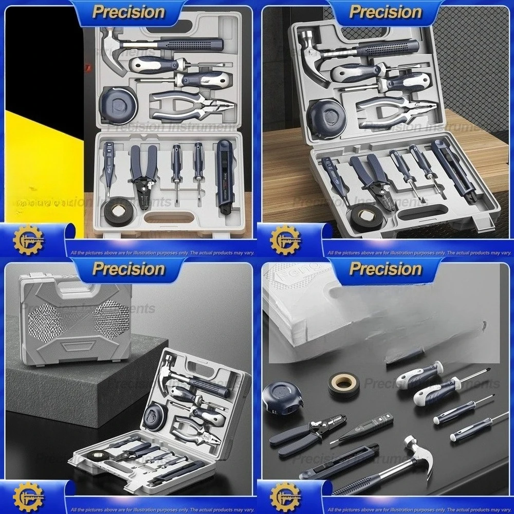 2026 Manual Tool Kit Set for Home Repair Electrician Carpenter Automotive and DIY Use with Wrenches Screwdrivers Pliers and More