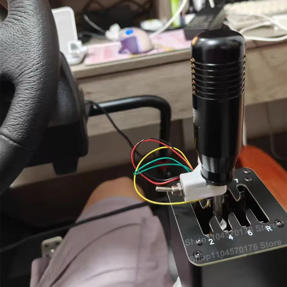 جهاز محاكاة السباق للكمبيوتر الشخصي USB Game H Gear Shifter لـ Logitech G29 G25 G27 لـ Thrustmaster T300RS/GT لسباق المحاكاة