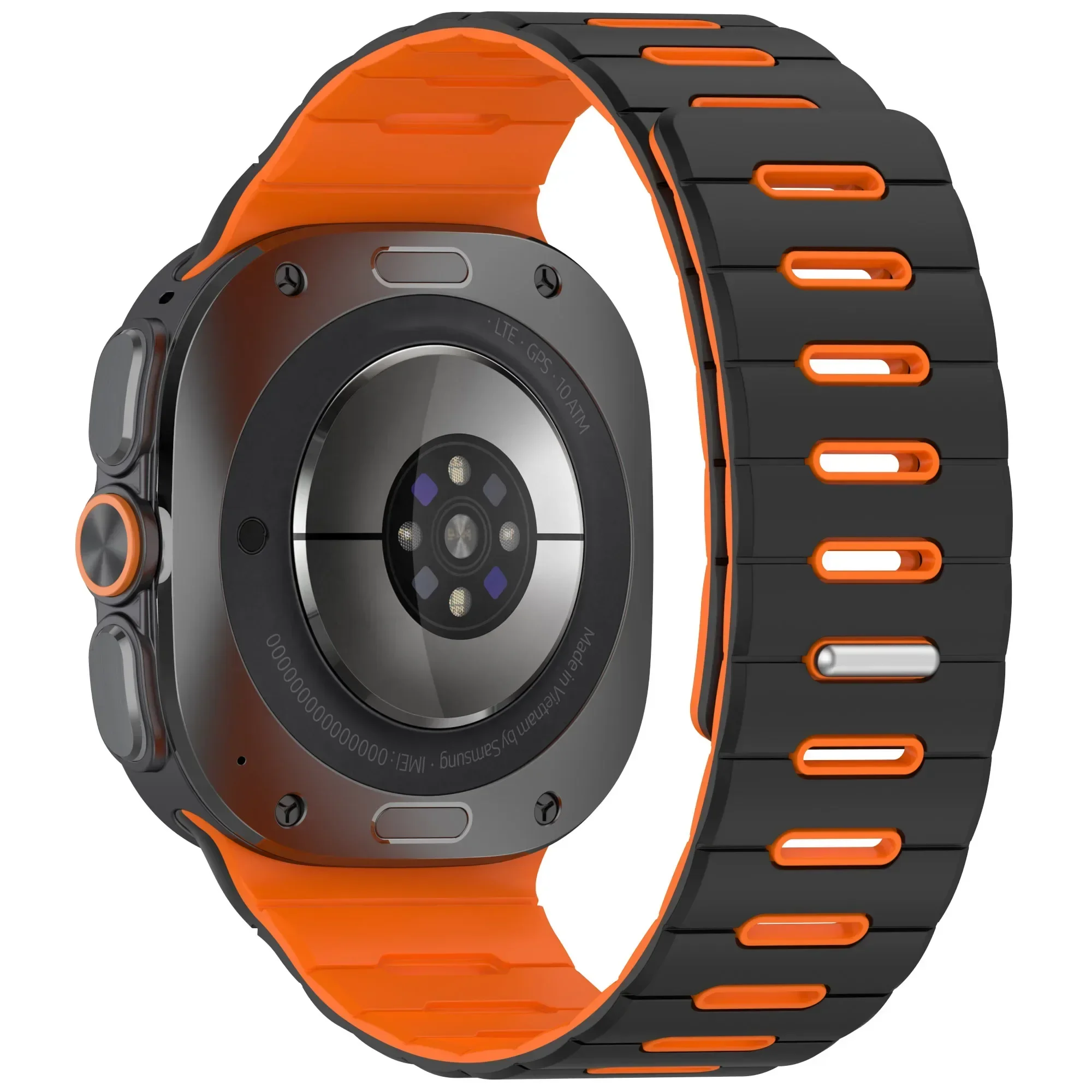 Magnetisches Silikonarmband für Samsung Galaxy Watch Ultra 2 47 mm, Sportarmband für Galaxy Watch 9/8 40/44, Watch 8 Classic 46 mm, Armband. – Detail 19