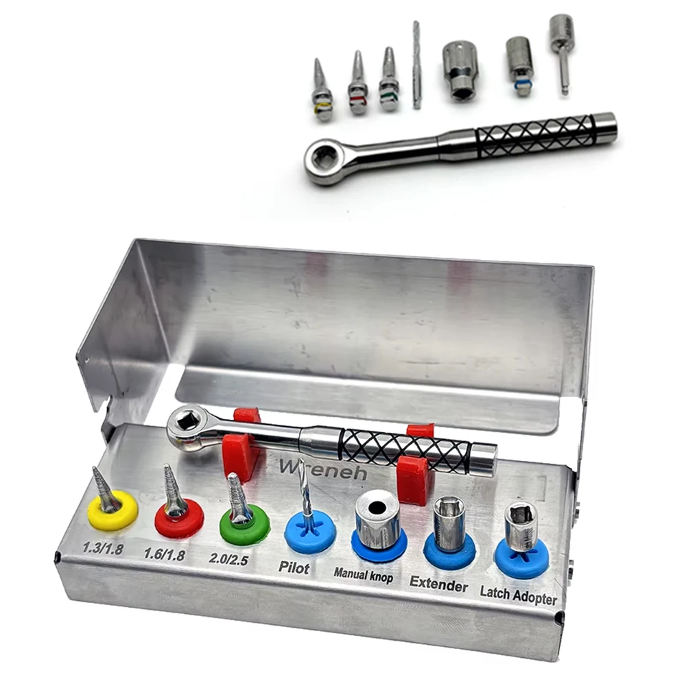 

Профессиональный набор для удаления зубных имплантатов, 1 комплект — включает в себя инструменты для расширителя костей и гаечных ключей для хирургии извлечения сломанного приспособления