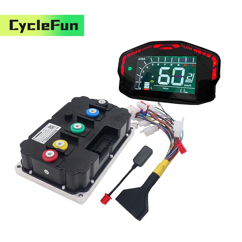

FarDriver 96V ND961200 Peak 1200A 8KW-12KW With DKD Display For Controller Electric Motorcycles Scooter Dirt Bike Accessories