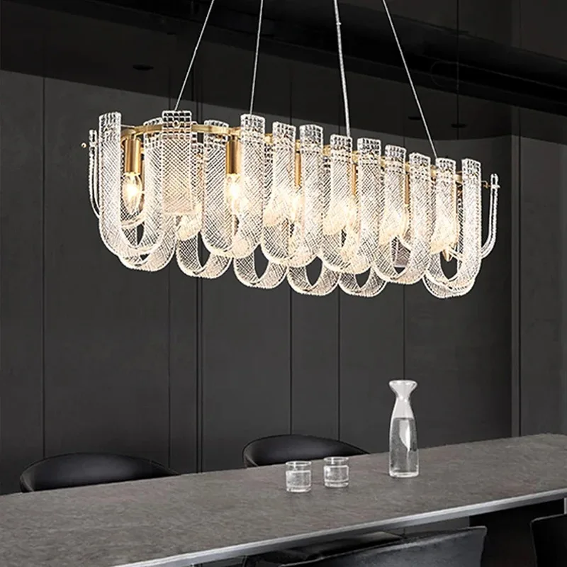 

MZISOSOD for Italian style light luxury modern minimalist living room dining bedroom pendant light art chandelier for home