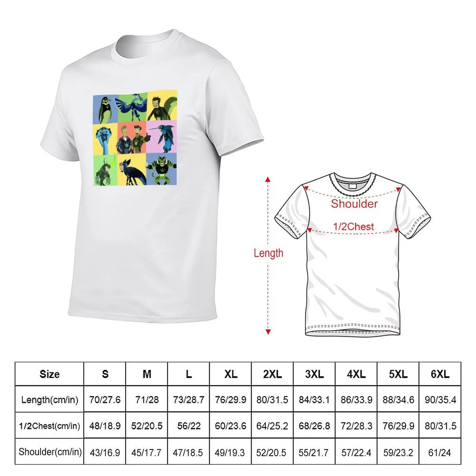 Wild Kratts Creature Powers! T-Shirt anime tshirt man t shirts high quality luxury brand man t shirt heavy cotton T-Shirt