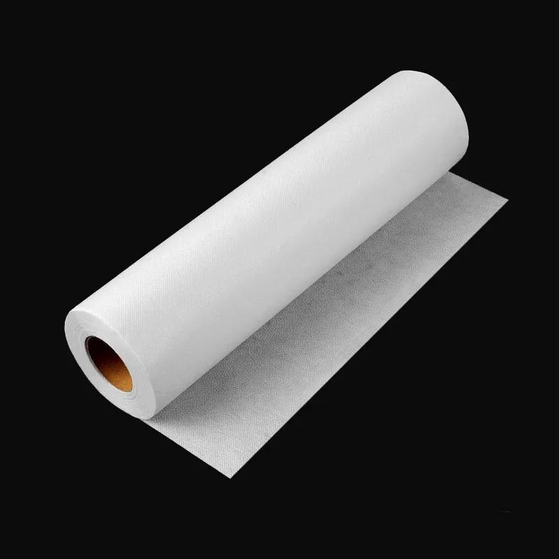 10 Yards/30 Yards*30 cm Weiß-Schwarzes Vliesstoff-Einlageband zum Aufbügeln, Polyester-Einlageband für DIY-Nähprojekte und Futter – Detail 3