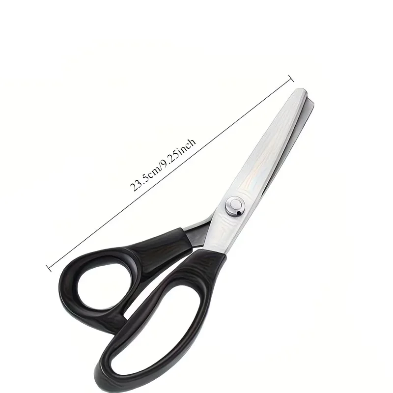 Edelstahl Zickzack-Schere mit Dreieckszähnen für Spitze, Stoff, Handarbeiten, Schneiderei, Zickzack-Schnitt, Schneider-Schere, Nähschere – Detail 5