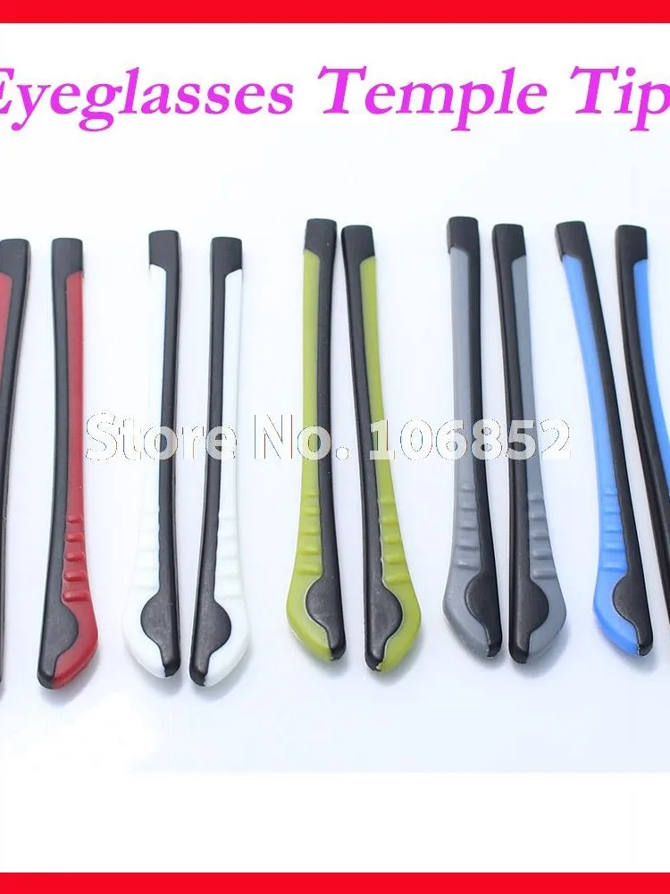 20 sztuk ET-004 podwójne kolory antypoślizgowe okulary okulary zauszniki akcesoria do zauszników oprawek optycznych — zdjęcie 2