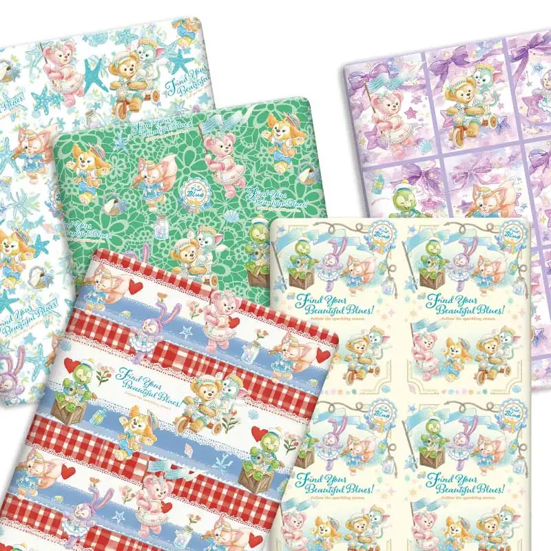 Cartoon Hot DIY handgemachtes Patchwork-Quilt-Babykleid-Bettlaken 140x50cm bedruckter Stoff