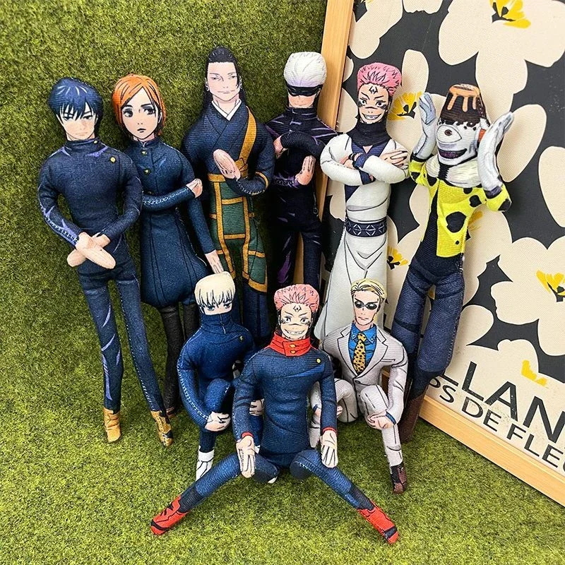 20Styles Jujutsu Kaisen Gojo Satoru Bendable Long Plush Doll Poseable Toji Nanami Stuffed Figure Anime Fans Collectible Gift