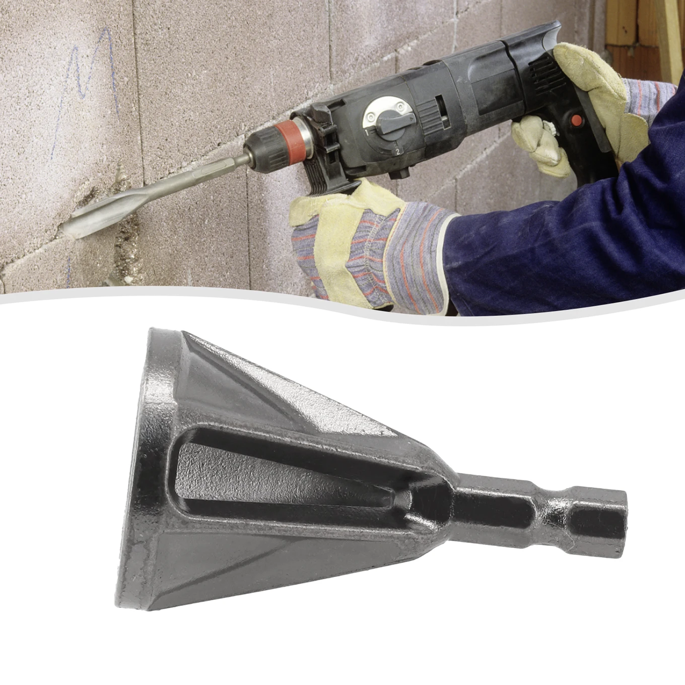 

1pc Deburring External Chamfering Tool Light Grey Six-slot Triangular Shank/hexagonal Shank Remove Burr Repairs Tools