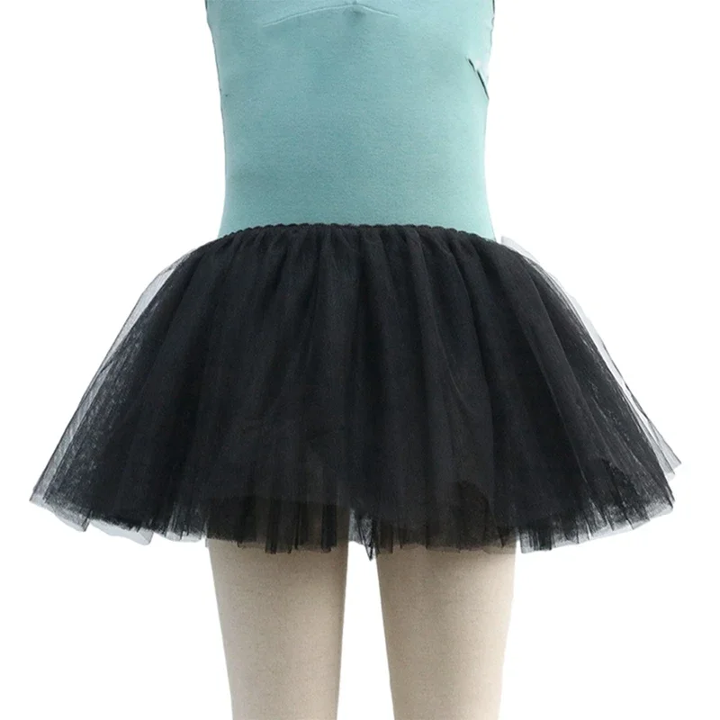 

Children Girls Fluffy Chiffon Skirt Professional Tutu Skirts Kids Performance Ballet Costume Party Princess Skirt Dancewear