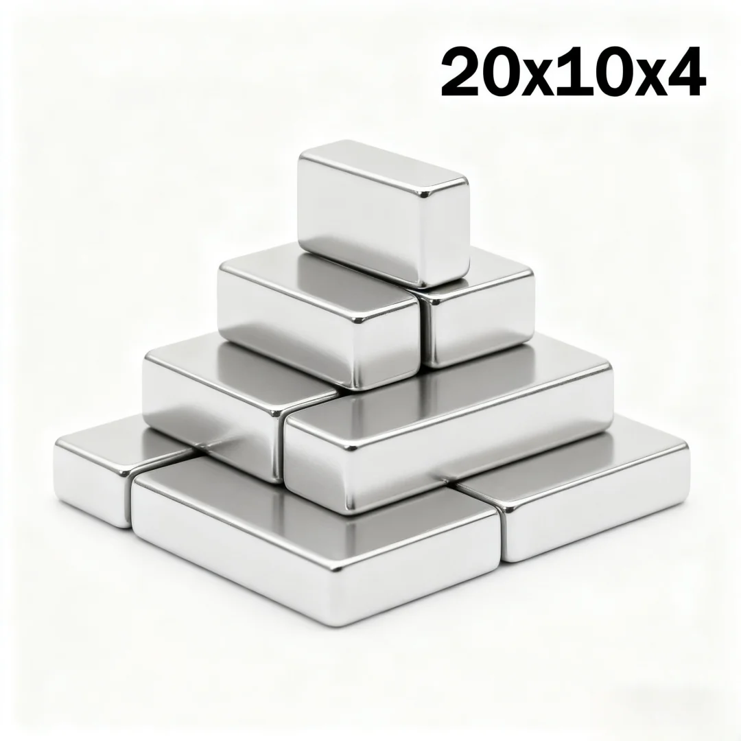 20x10x4mmm Super Strong Magnet N35 Block Magnetic NdFeB Neodymium Magnet Powerful Disc imanes Refrigerator Magnets