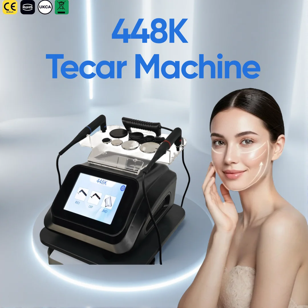 Portable RF Machine 448KHz Frequency Skin Firming Body Contouring Pain Relief CE Certified for Salon Home Use New Model 2026 CE