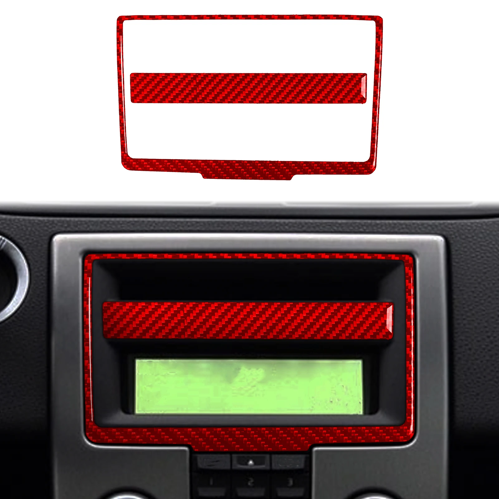 For Volvo S40 V50 2004–2011 C30 2006–2013 Carbon Fiber Complete set Car Interior Accessories Modification Decoration Stickers view 6