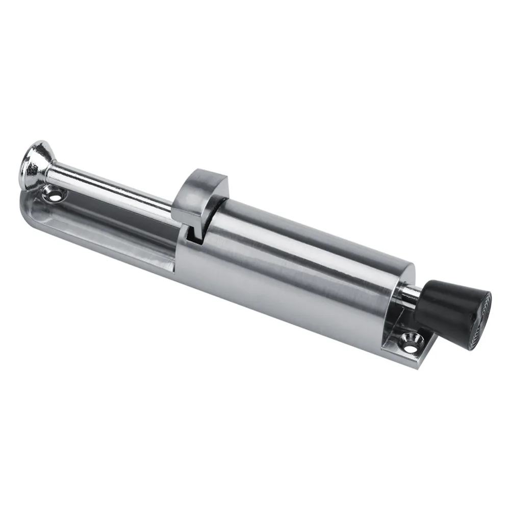 Zinc Alloy Kickdown Door Stop Non-Slip Rubber Tip Foot Step On/Off Spring Loaded Door Stopper Universal Heavy Duty
