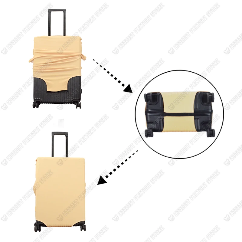 Colorful Mushroom and Rabbit Plant Pattern Luggage Covers for Travel Cute Bunny leaves Anti-dust Suitcase Protective Cover