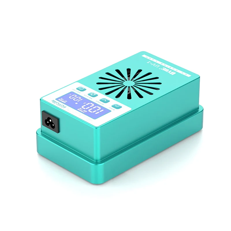 Uyue UV-1 mini lâmpada de cura uv 365nm comprimento de onda forte dissipação de aquecimento tela móvel lâmpada de cura uv reparação de cura rápida
