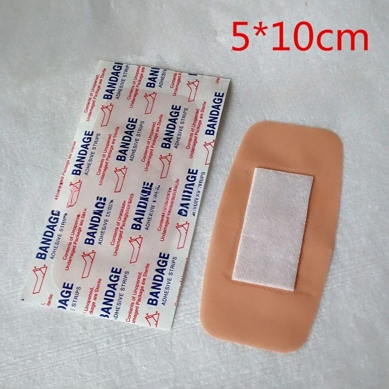 20Pcs/Set 5x10cm Band Aid Breathable Wound Dressing Patch Adhesive Bandages First Aid Plasters Skin Dressing Tape Emergency Kits