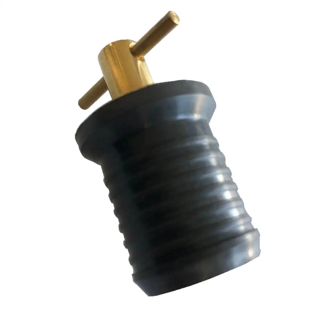 

Copper Turn Tite Boat Bailer Plug Brass Pipe Plug Fitting Marine Water Plug for Watercraft Hose Attachment